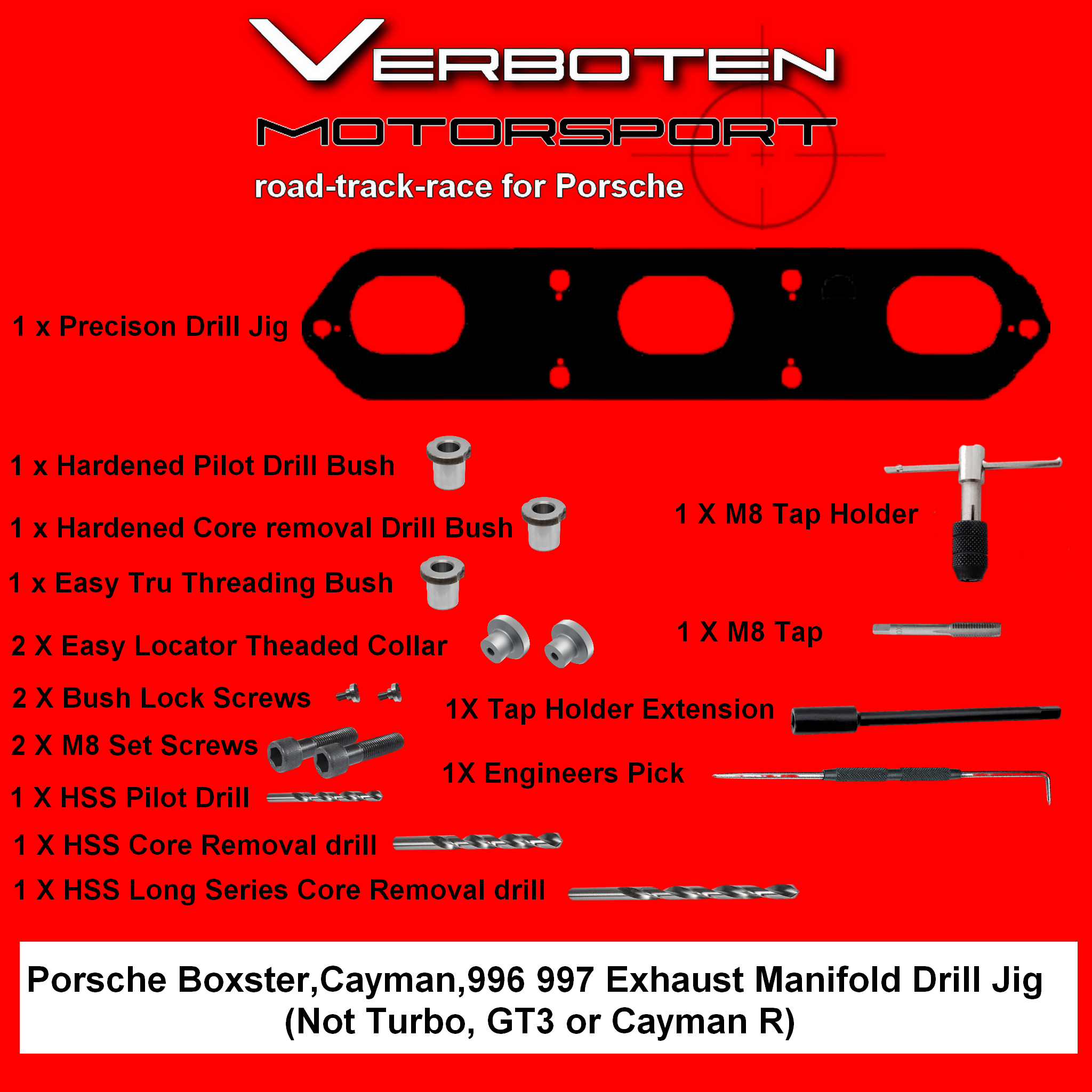 BOXSTER 986,987 .1 ,CAYMAN 987 .1 ,911,996,997 .1 EXHAUST MANIFOLD STUD