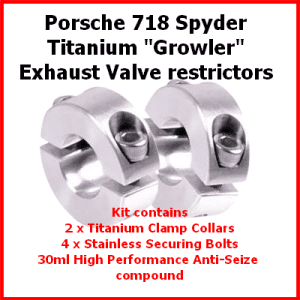 porsche-spyder-718--Exhaust-Valve-growler-kit